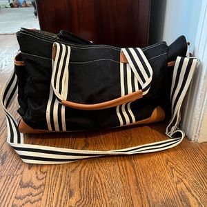 Pottery Barn Kids Classic Diaper Bag- black